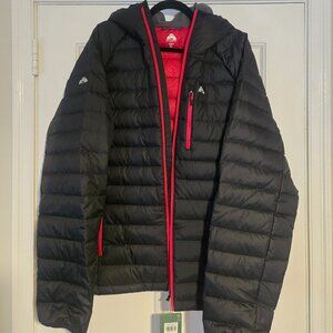 Eastern Mountain Sports Men's Featherpack Hooded Jacket XL Anthracite